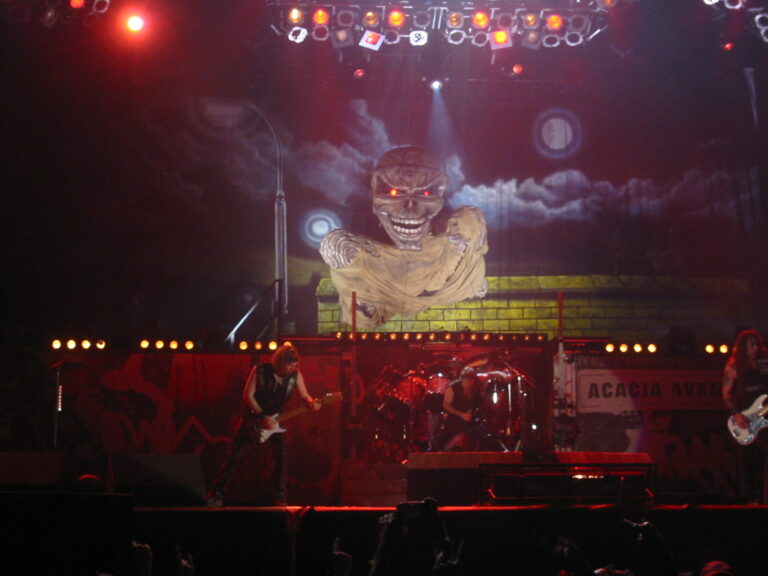 A typical Iron Maiden stage