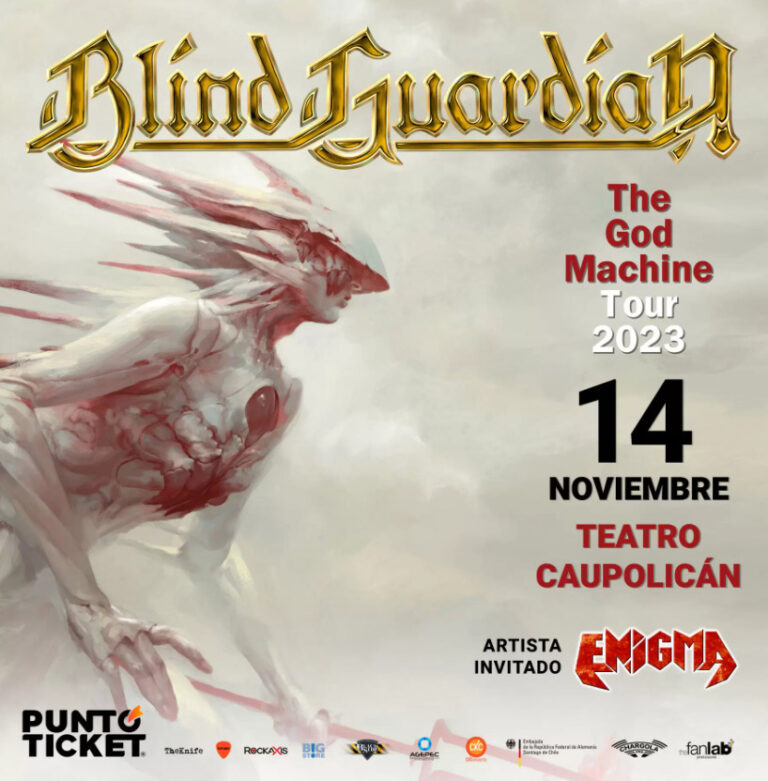 Blind Guardian - Concert poster for Chile 2023